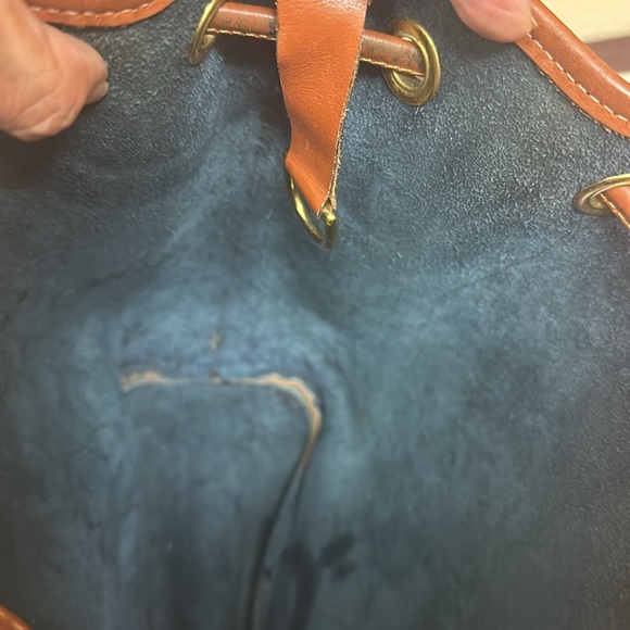 Vintage DOONEY & BOURKE navy unlined leather - Picture 7 of 9
